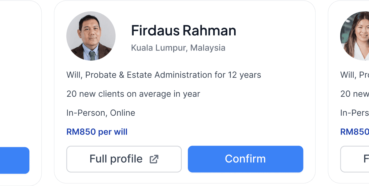 Select your lawyer